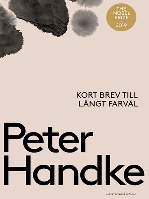 cover image of Kort brev till långt farväl